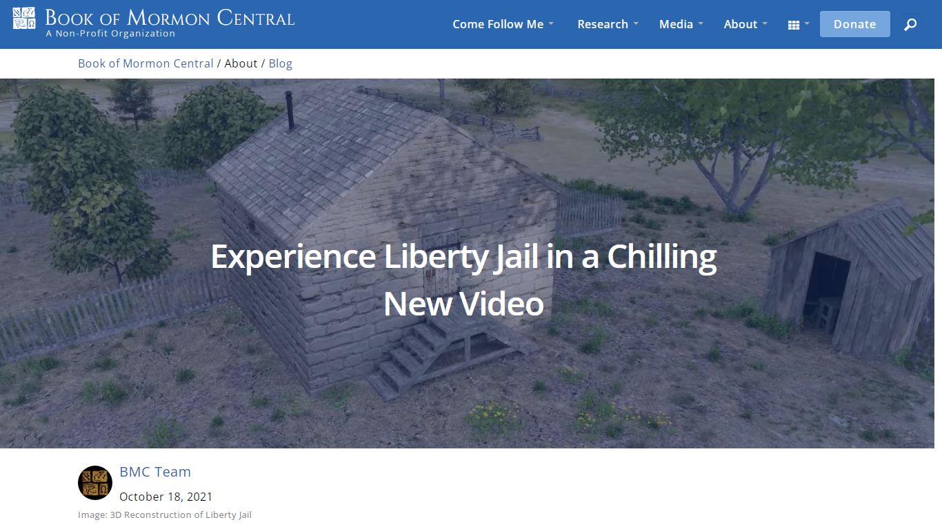 Creating Joseph Smith’s Liberty Jail Experience in 3D